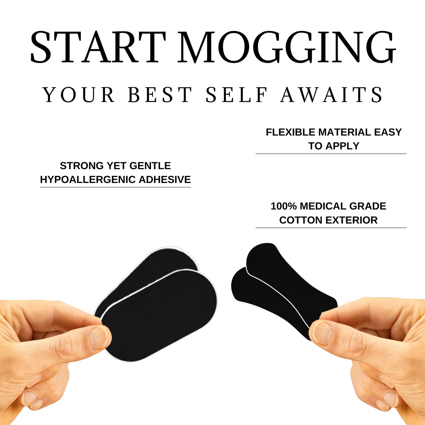 Strips for Sleep - (1 Month Supply), 30 Mouth Tape 30 Nose Strips Snoring Relief & Nasal Breathing Aid for Yoga/Gym